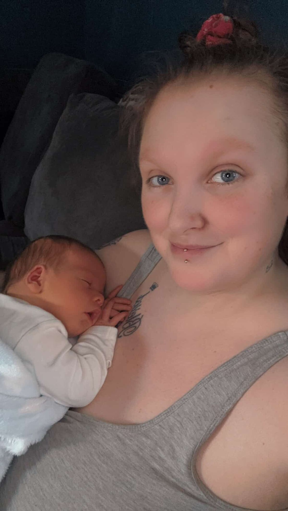 Beth and Jack shortly after birth