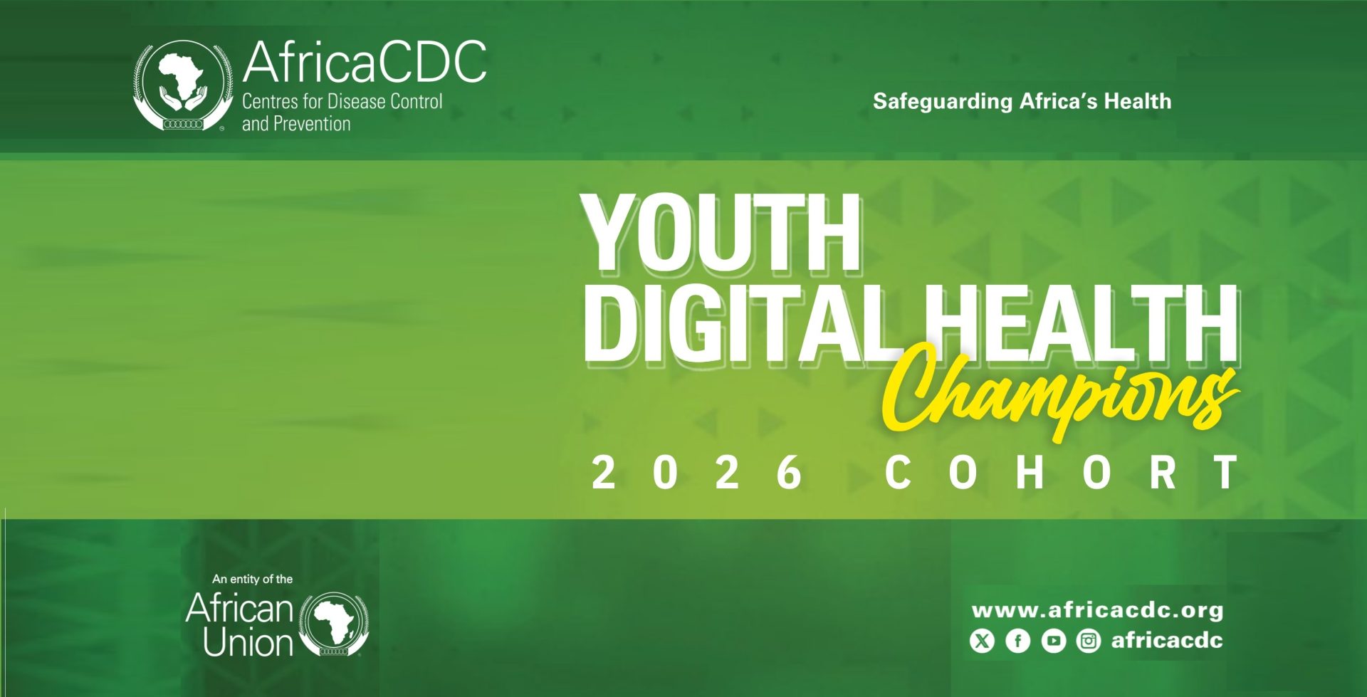 Africa CDC announces cohort of Young Digital Health Champions - Africa CDC 2026