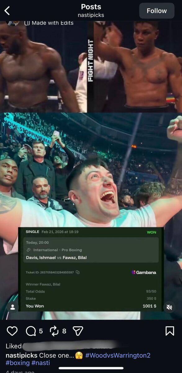 Influencer Jonathan Finley advertises unlicensed gambling company Gambana, without disclosing his affiliate links Influencer Jonathan Finley advertises unlicensed gambling company Gambana, without disclosing his affiliate links