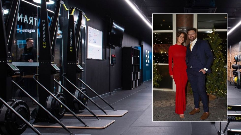 Hub Jim Transform, James and his friend Katie at the event