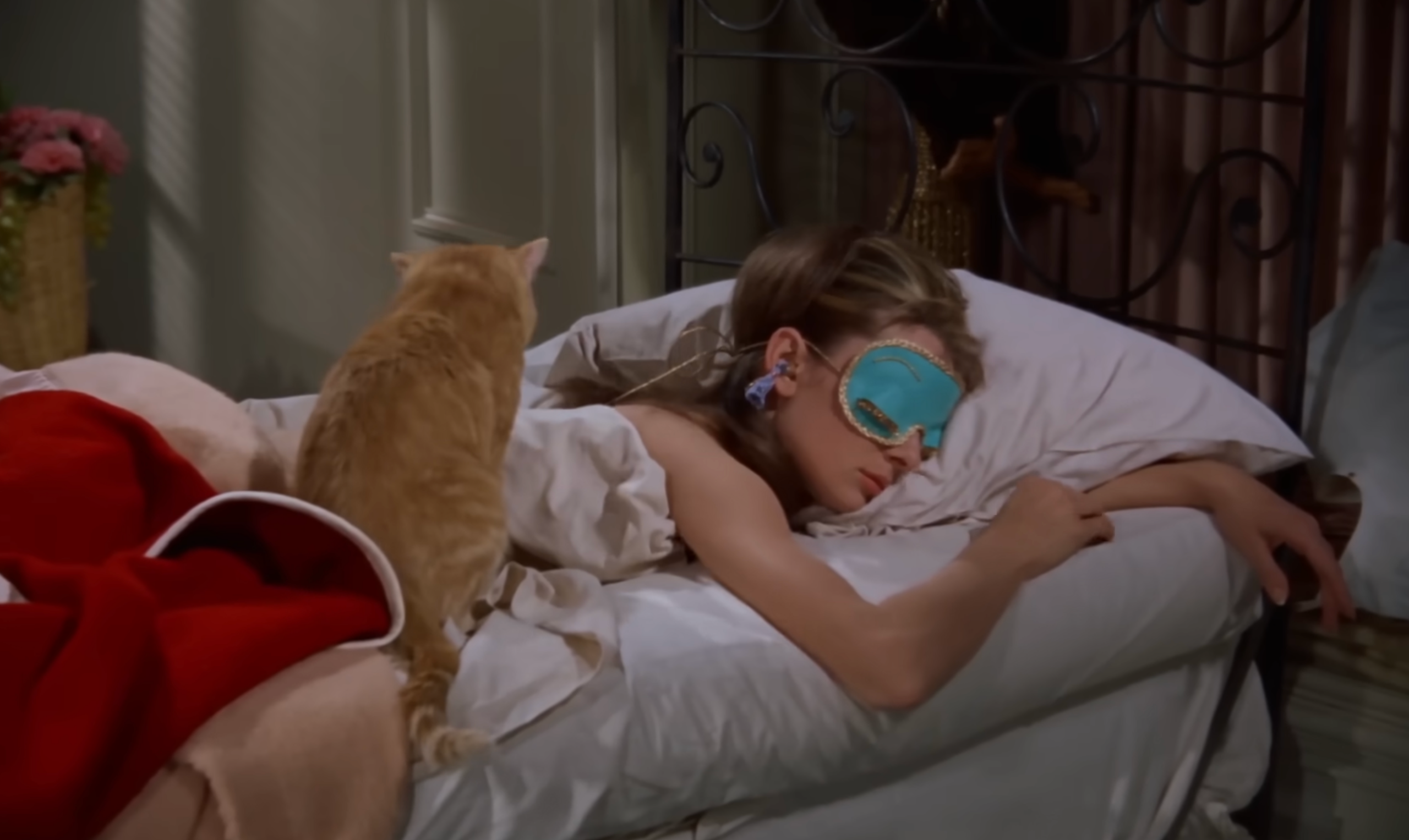 Snooze, don't miss: Audrey Hepburn sleeps in 'Breakfast Tiffany'