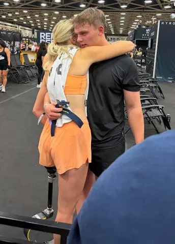 Kennedy Bingham hugs her husbandCredit: Kennedy Bingham